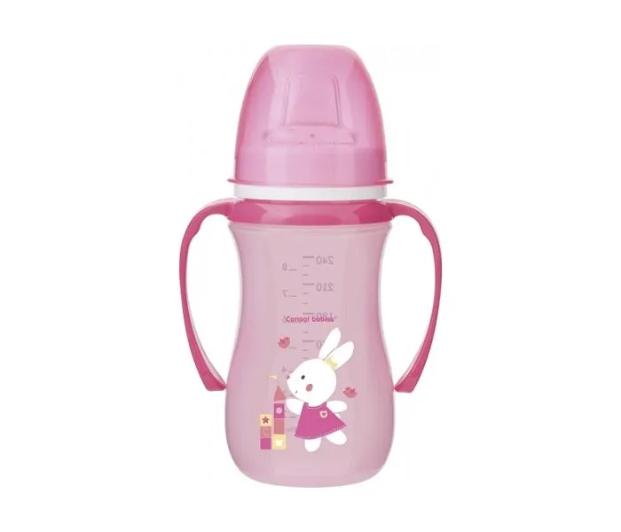 CANPOL Šolja 240 ml 35/208 "Easystart" -"Zeka" - roze boje