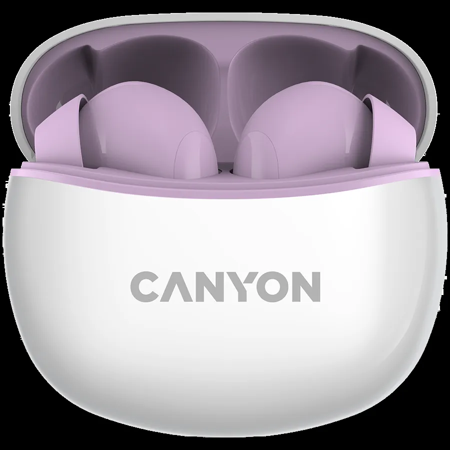 CANYON Bluetooth slušalice TWS-5/ ljubičasta