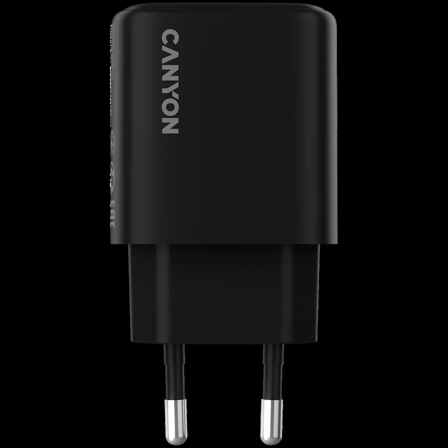 CANYON charger OnCharge 200 20W 1xPD EU Black