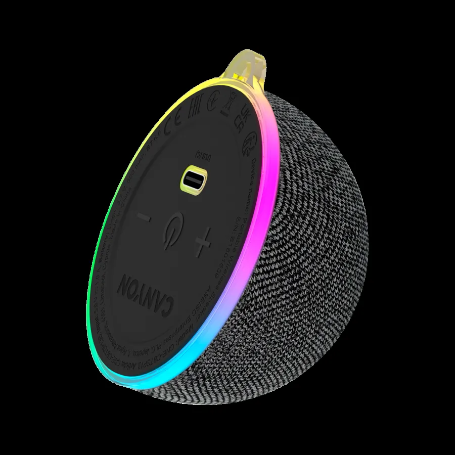 CANYON Magnetic BT speaker OnMove 13 5W Black