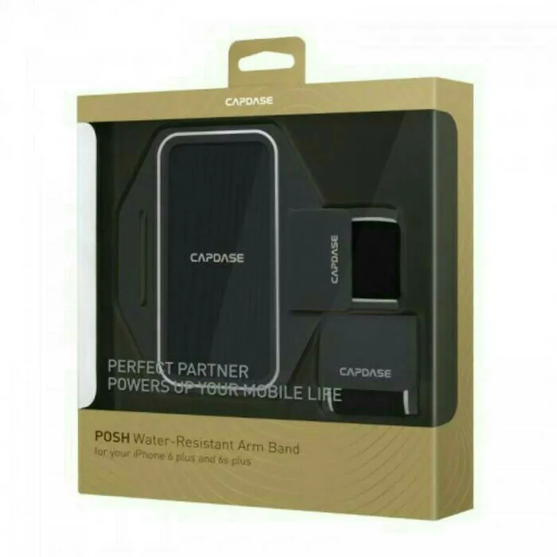 Capdase Water-Resistant Armband (iPhone 4/7 in 139x69x8 mm) Posh 141A Gray/Silver