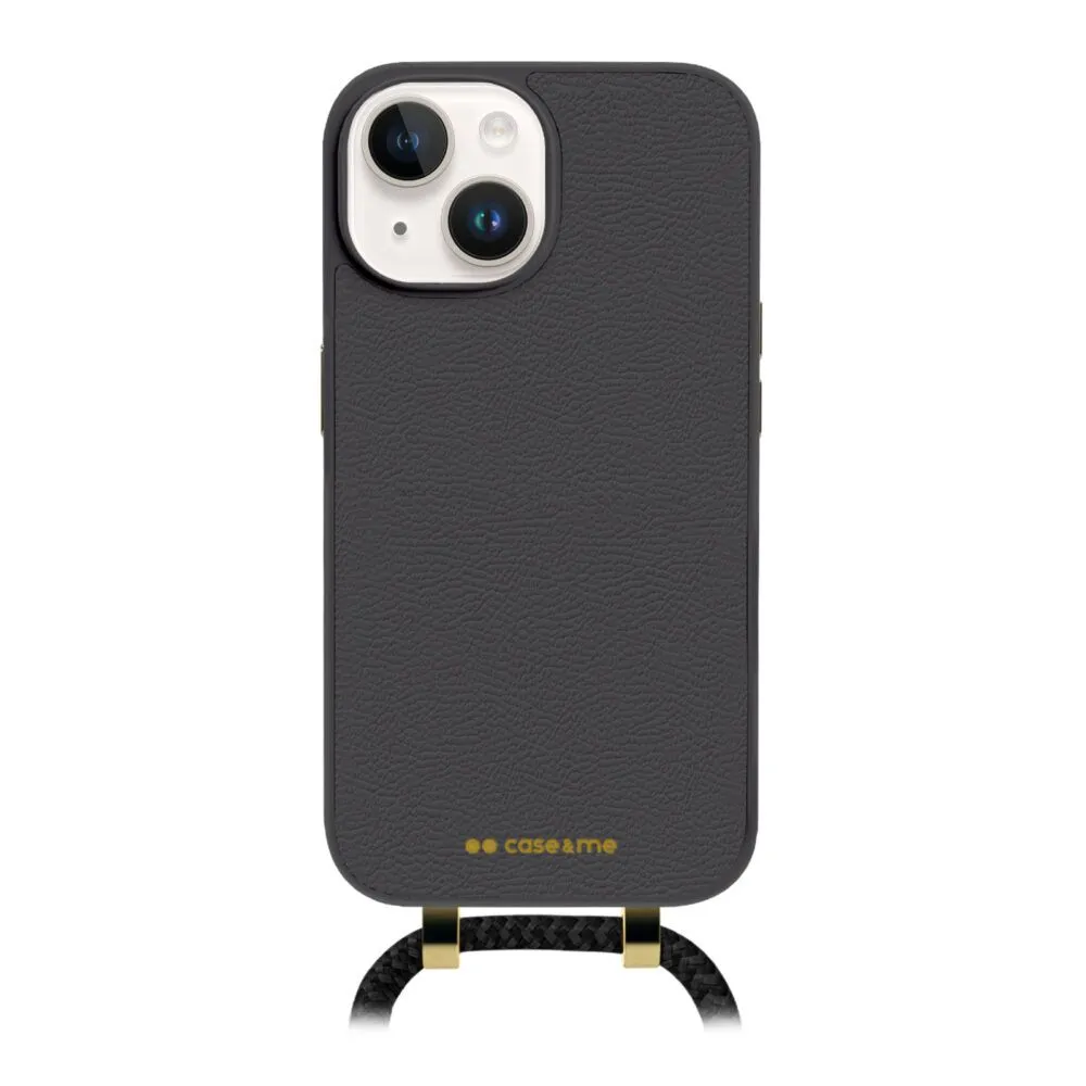 Case&Me Futrola sa gajtanom iPhone 15 crna