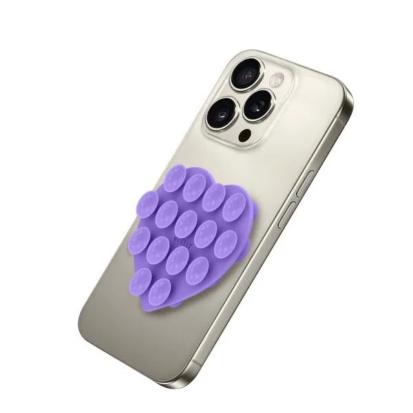 CELLY Silikonski držač u obliku srca/ ljubičasta