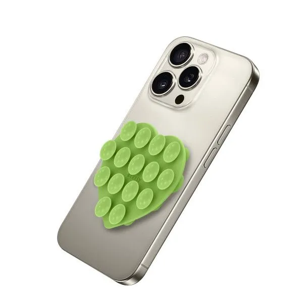 CELLY Silikonski držač u obliku srca/ zelena