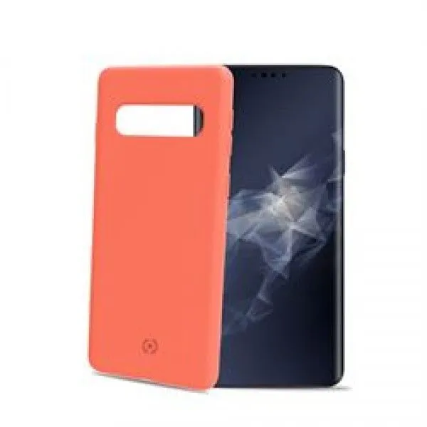 CELLY TPU Maska SHOCK za Samsung S10/ narandžasta