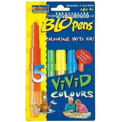 CENTROPEN Duvajući flomasteri Vivid 5 komada 1500/05