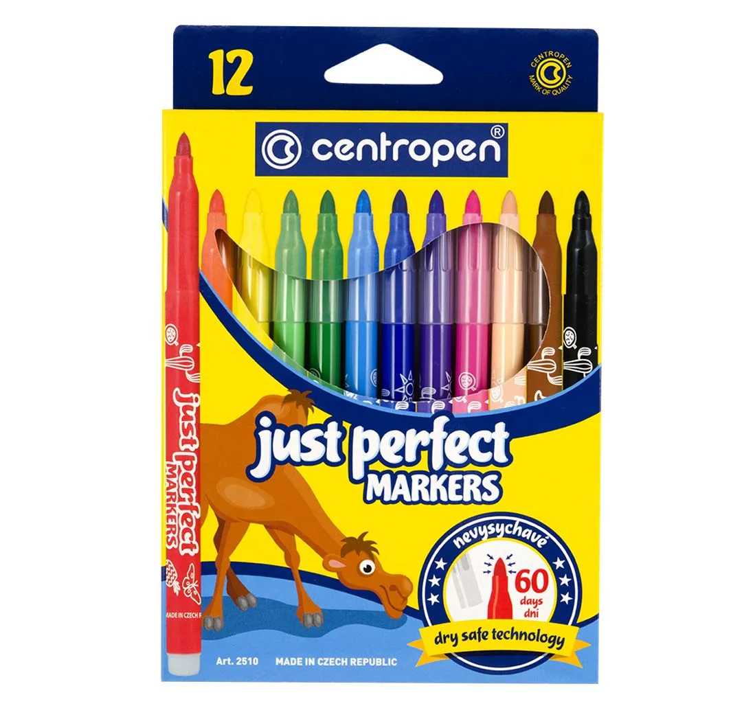 CENTROPEN Flomasteri Perfect 12 komada 2510/12 just perfect