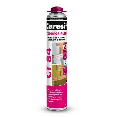 CERESIT Lepak za stiropor CT 84 express pu pro 850 ml
