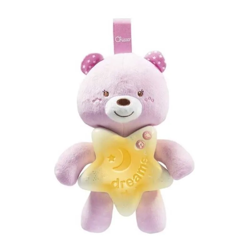 CHICCO Meda za laku noć  set audio monitor - roze