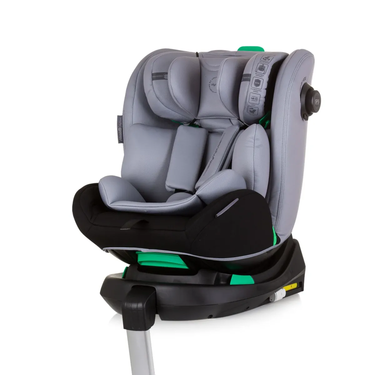 CHIPOLINO Autosedište Olympus ash grey