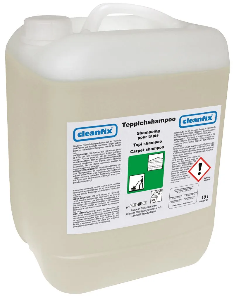 CLEANFIX Sredstvo za dubinsko čišćenje tepiha Teppichreinger 10L