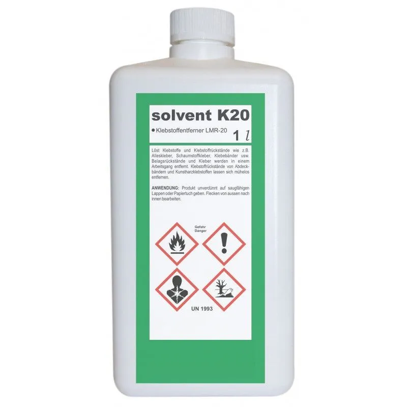 CLEANFIX Sredstvo za uklanjanje ostataka lepka Solvent K20 1L