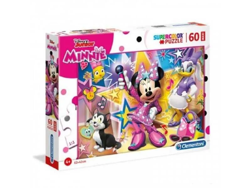 CLEMENTONI Puzzle Minnie Happy Helper - 60 maxi