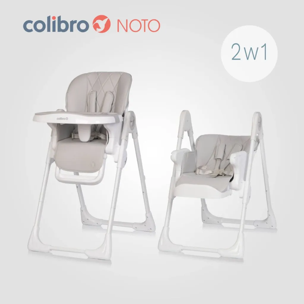COLIBRO Hranilica za bebe 2u1 Noto dove/ siva