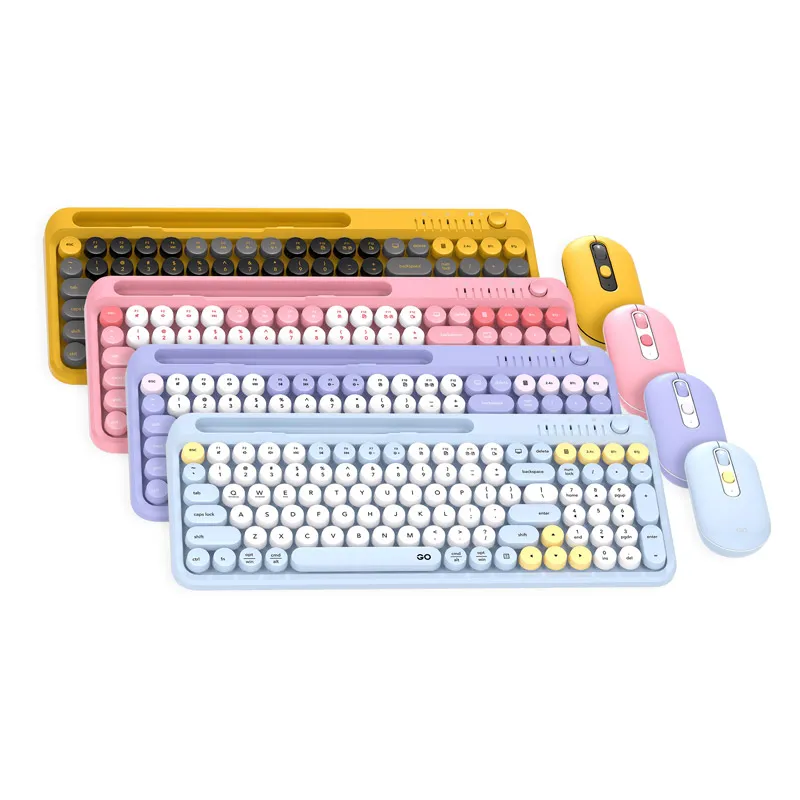 Combo miš tastatura wireless Fantech WK-899 GO mochi101 žuta