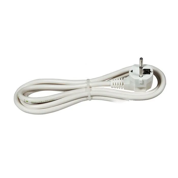 COMMEL Prikljucni kabl 2,5 A 250 V, beli, 2m