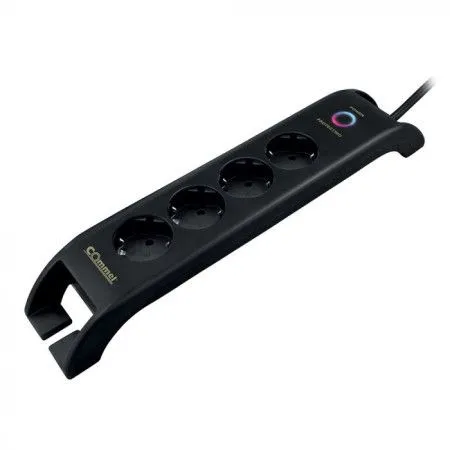 COMMEL Produžni kabl sa 4 utičnice i 2xUSB  HO5VV-F 3G1.5, crna