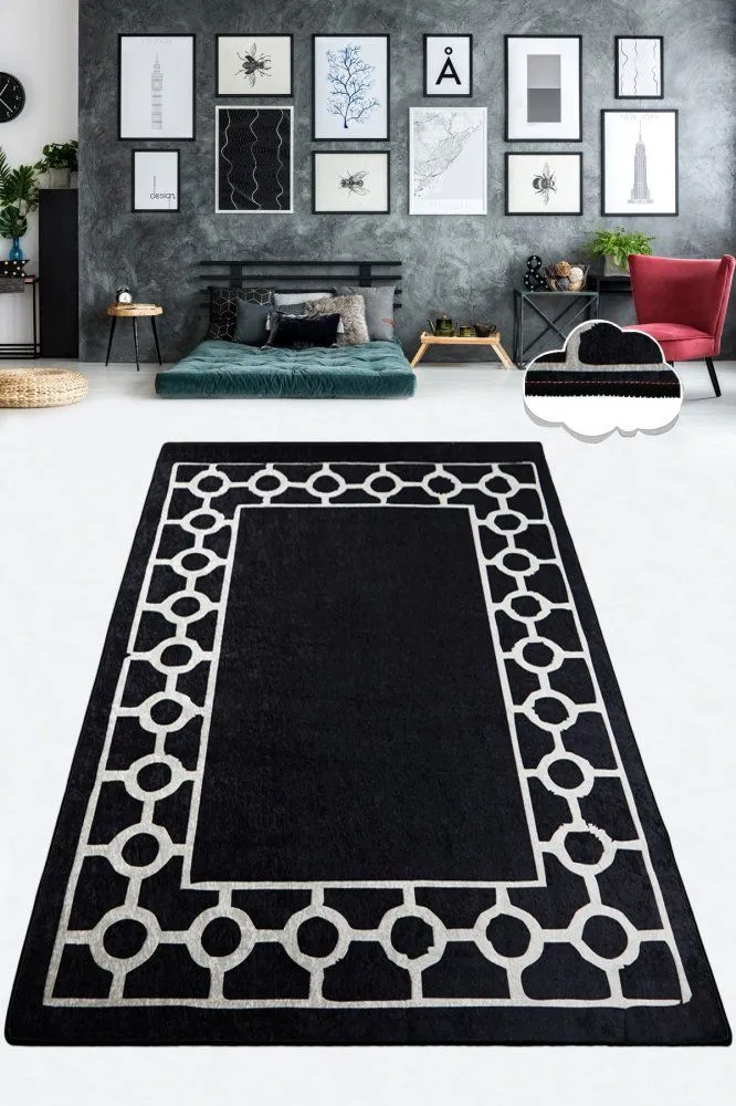 Conceptum Hypnose Tepih Bague Black ( 150 x240 )
