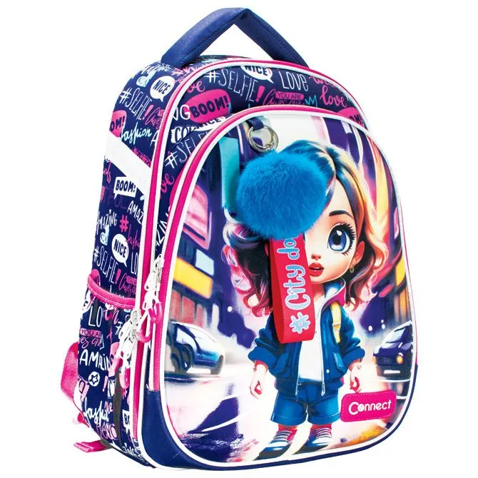 CONNECT Ranac đački anatomski lagan XT City Doll 60581