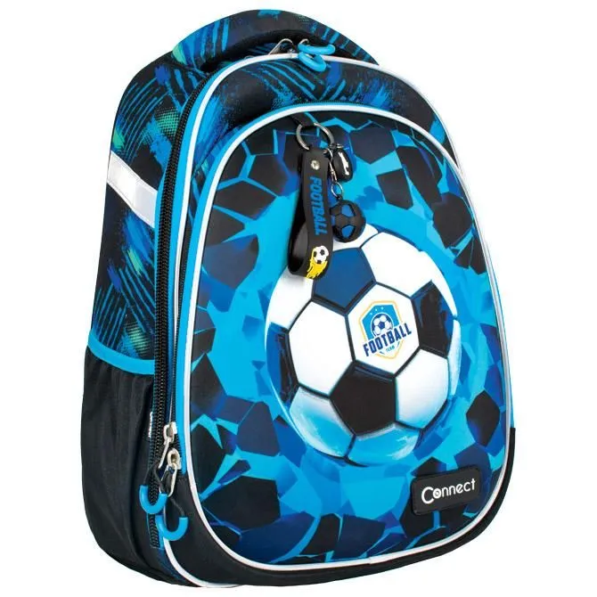 CONNECT Ranac đački anatomski lagan XT Football Blue 25.57382