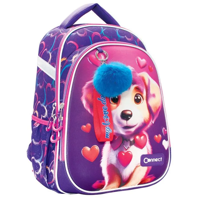 CONNECT Ranac đački anatomski lagan XT Love Dog  60574