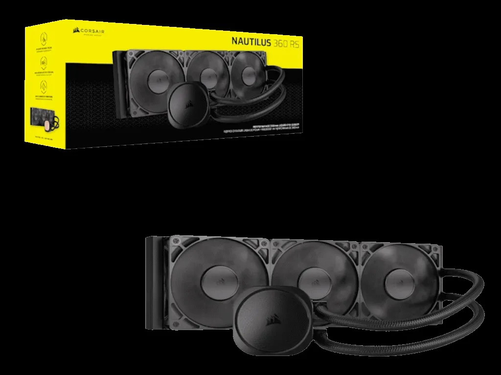 CORSAIR Kuler sa vodenim hlađenjem za CPU Nautilus 360 RS 360mm triple/ crna