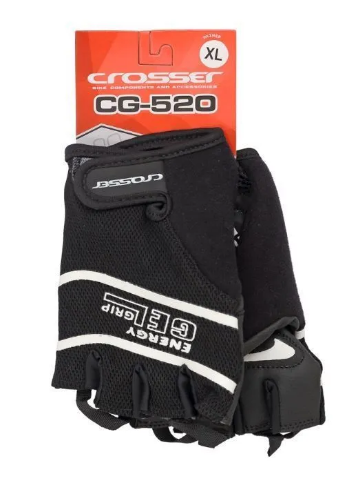 CROSSER Rukavice CG-520 SHORT FINGER - L veličina - crne
