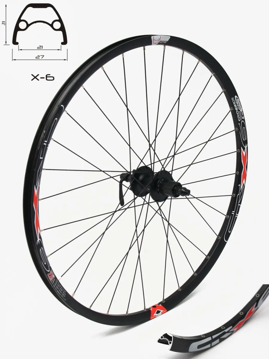 CROSSER Zadnja felna X-6 27.5" 32H sa glavom Shimano M475