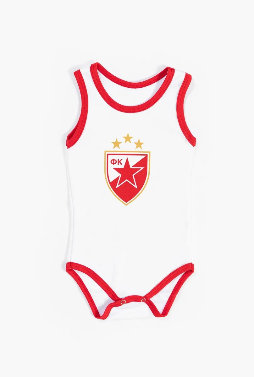 CRVENA ZVEZDA Atlet bodi Grb/ crvena/bela