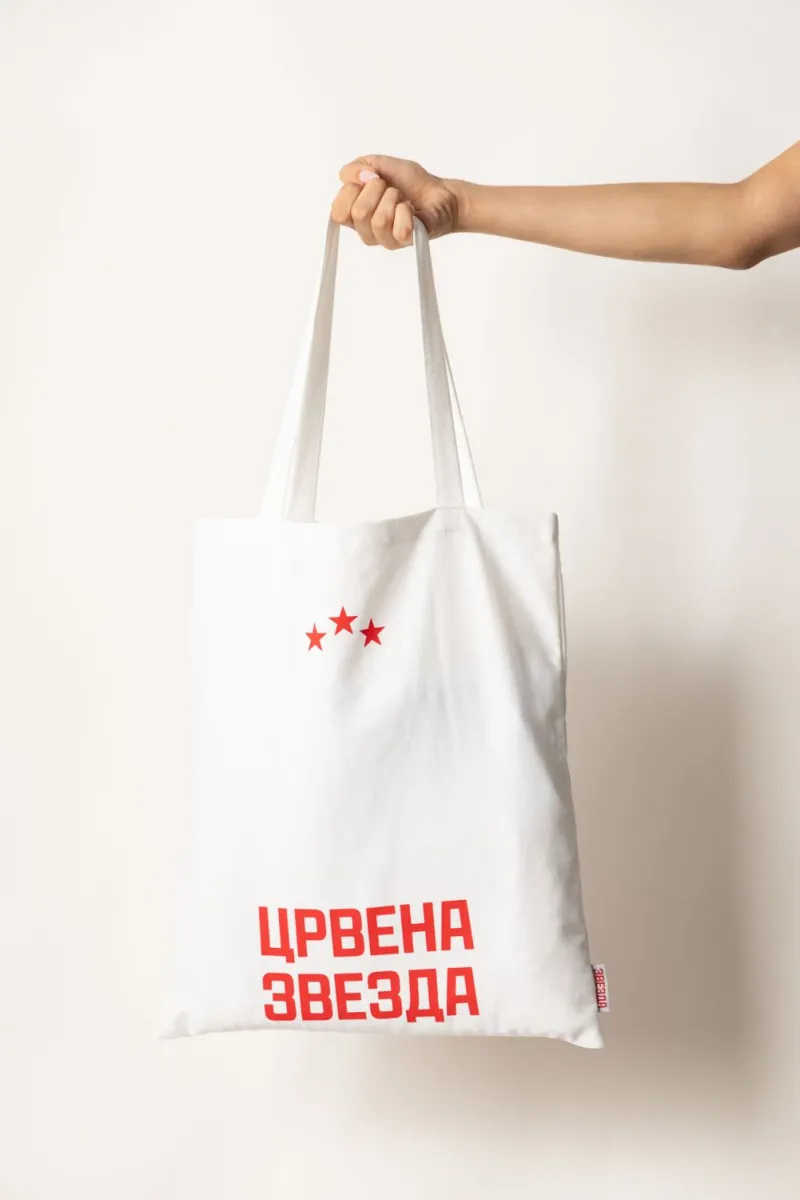CRVENA ZVEZDA Ceger 38x44cm bela