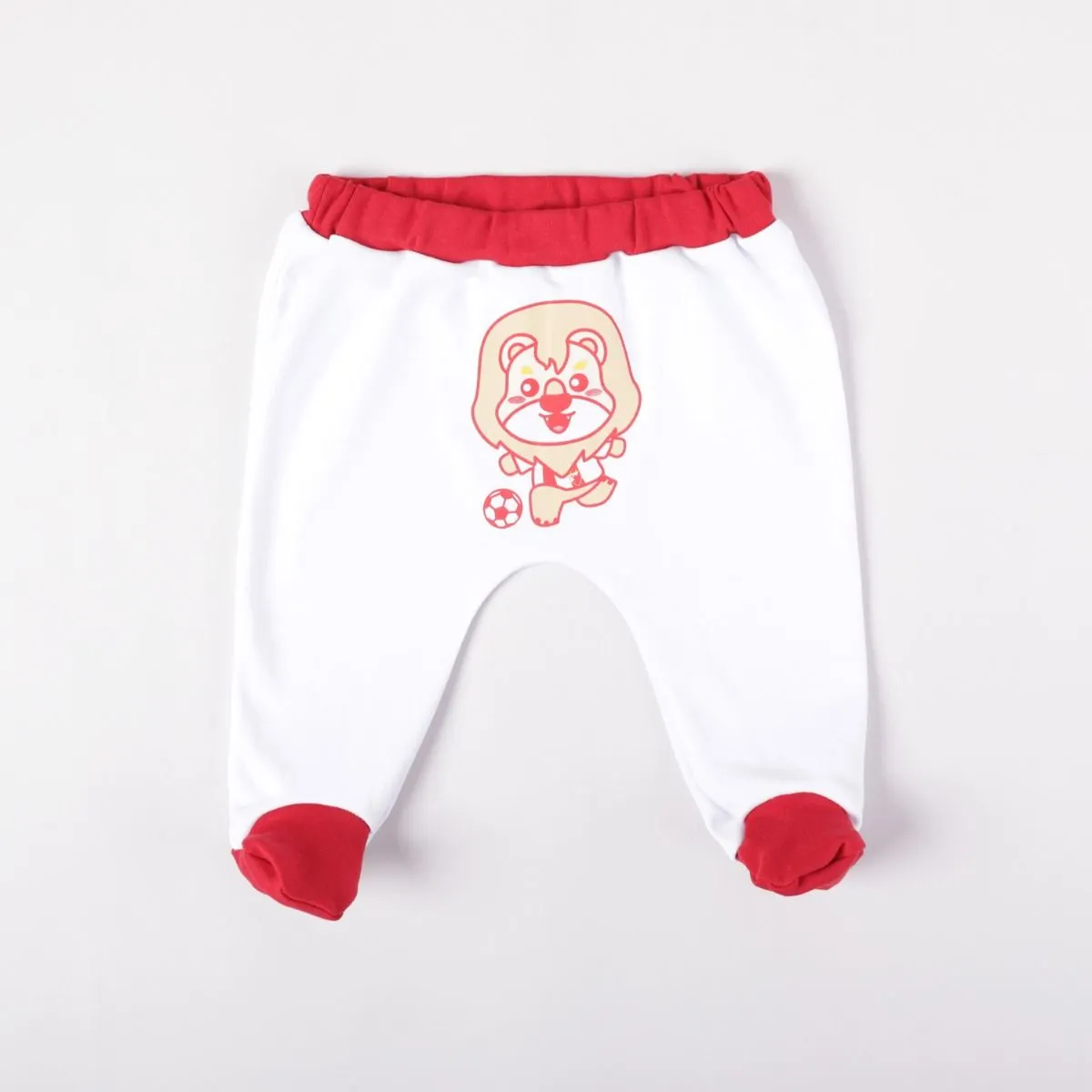 CRVENA ZVEZDA Pantalone za bebe/ crvena/bela