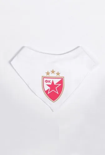 CRVENA ZVEZDA Portikla za bebe/ crvena/bela