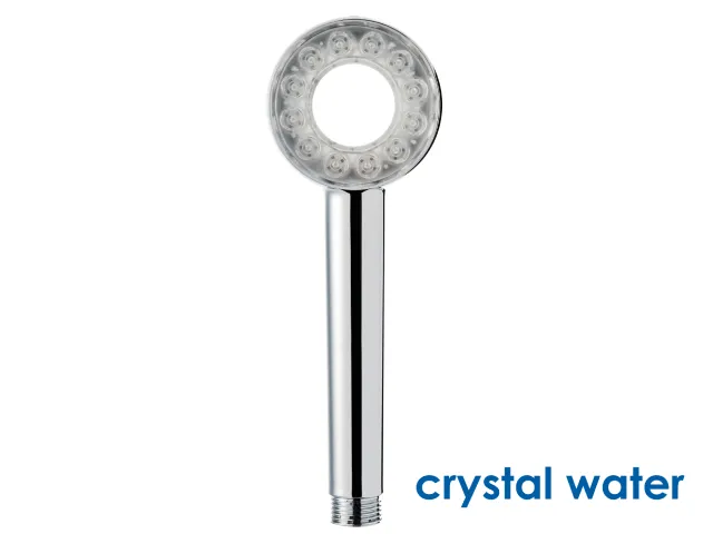 CRYSTAL WATER LUX Tuš ručica, min.pritisak 1 bar, ušteda vode 60%, 12 mlaznica, hrom, ø7cm