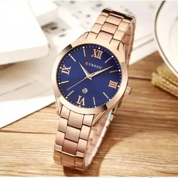 CURREN Ženski ručni sat 9007 rose gold - blue