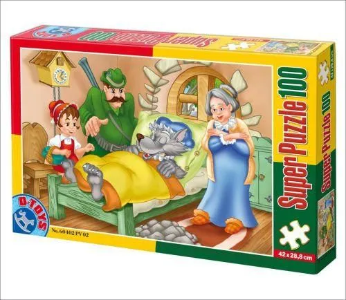 D-TOYS Puzzle Crvenkapa - 100 delova