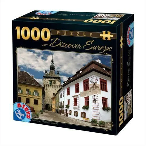 D-TOYS Puzzle Discover Europe: Romania - 1.000 delova