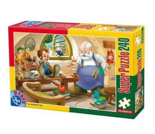 D-TOYS Puzzle Pinokio i Đepeto - 240 delova