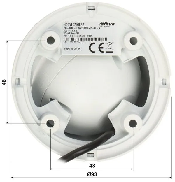 DAHUA Kamera HAC-HDW1801TLM-IL-A-0280B-S2 4K Smart Dual Light HDCVI Fixed-focal, Eyeball