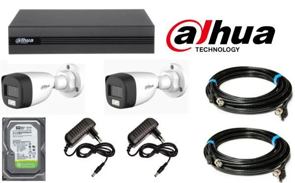 DAHUA Set 2 kamere Full HD/ audio Dual light