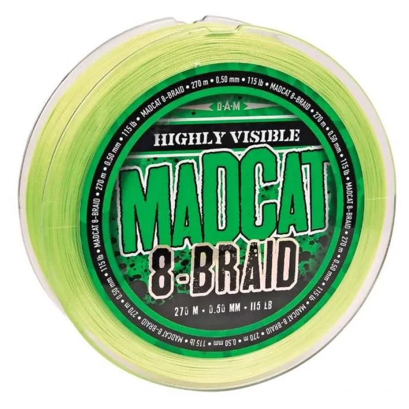 DAM STRUNA MADCAT 8-BRAID 270M  0,35MM