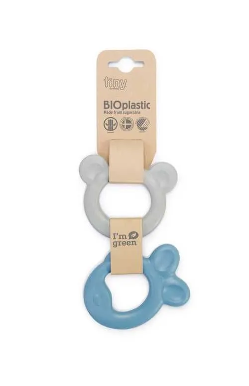 DANTOY BIO glodalice za bebe - plava i siva