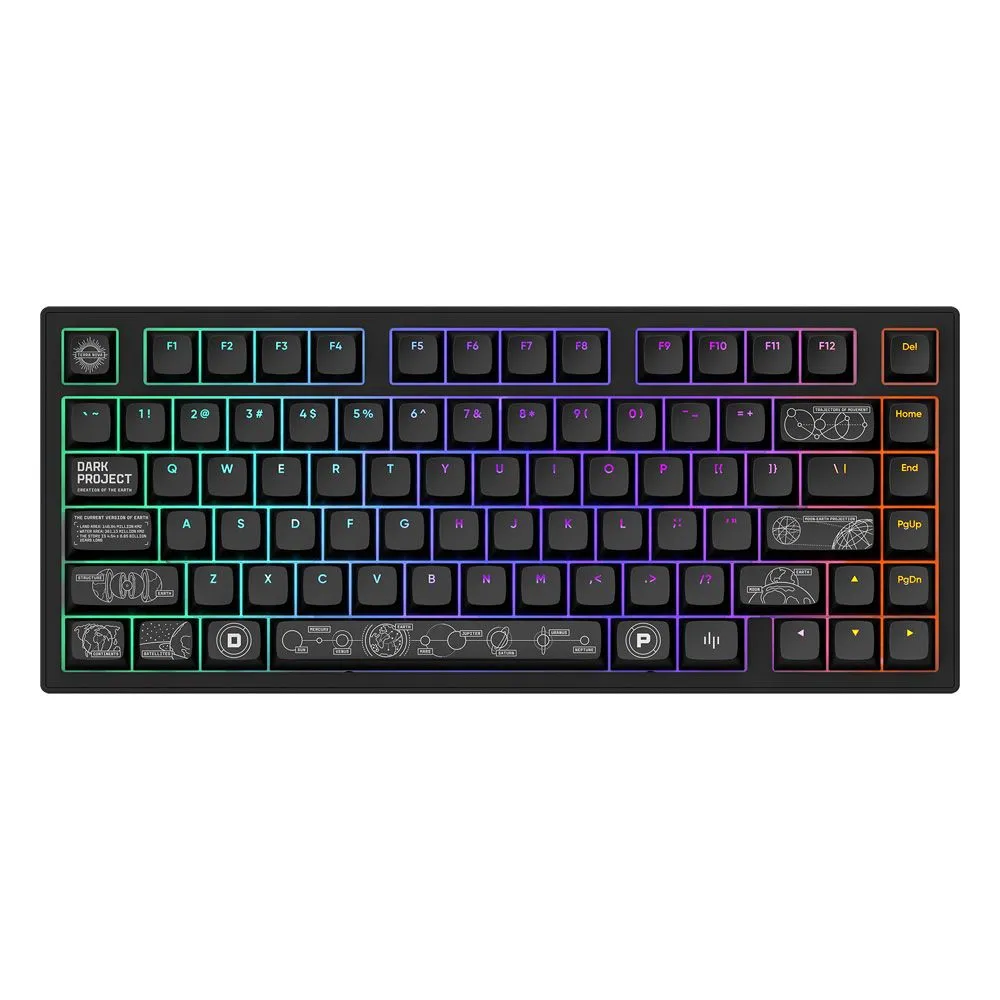 DARK PROJECT ALU Terra Nova R2 Crna - Bežična Gejmerska Tastatura (ANSI)