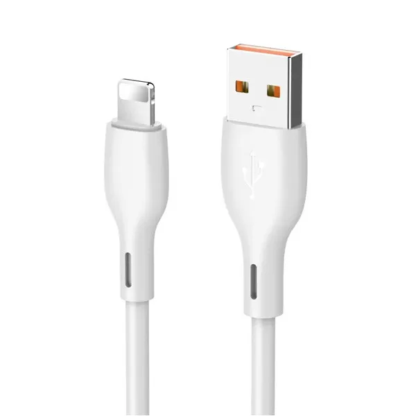 Data kabl KONFULON DC54/ 2.4A/ USB iPhone Lightning beli 1m