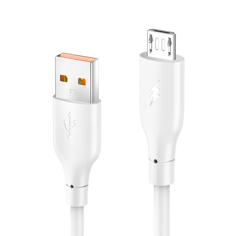 Data kabl KONFULON DC63/ 3A/ USB na micro USB beli 1m