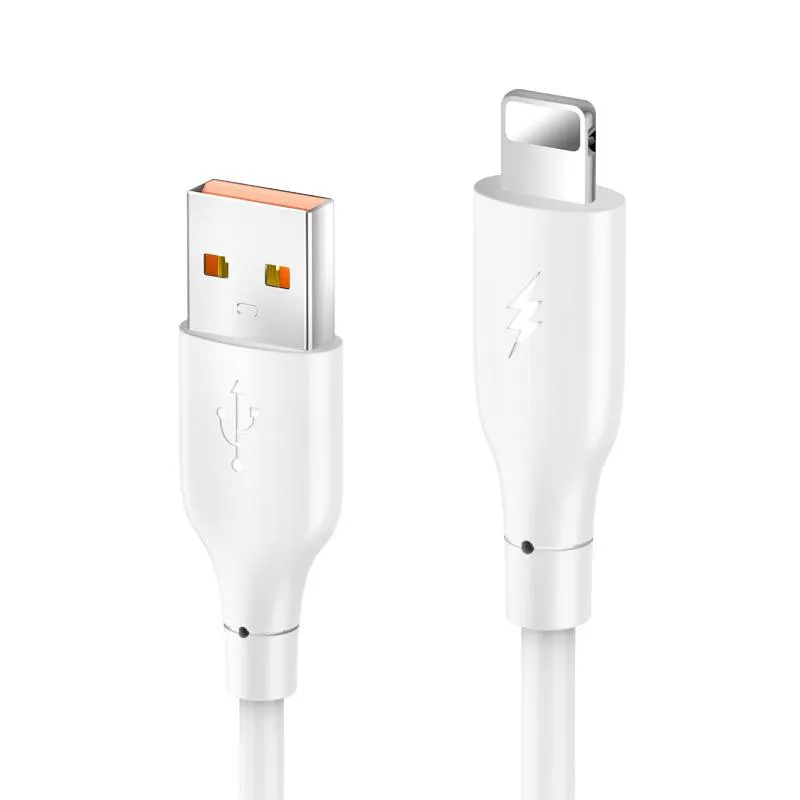 Data kabl KONFULON DC64/ 3A/ USB iPhone Lightning beli 1m