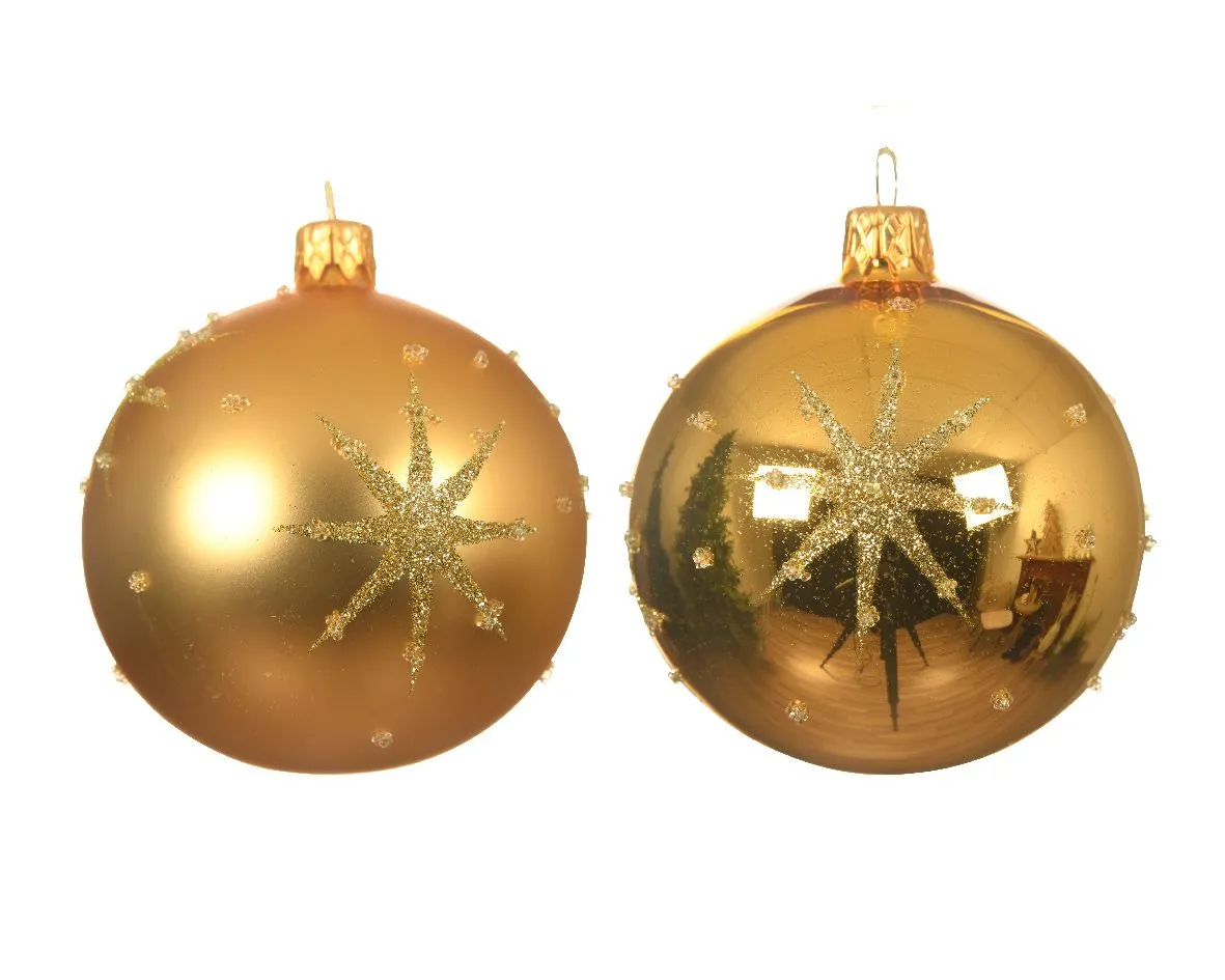 DECORIS Novogodišnje kugle 1/2 15008001