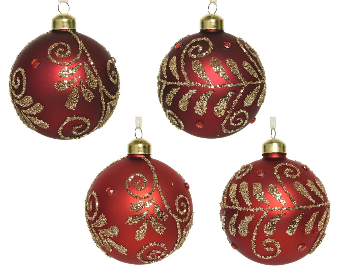 DECORIS Novogodišnje kugle 1/4 06112301
