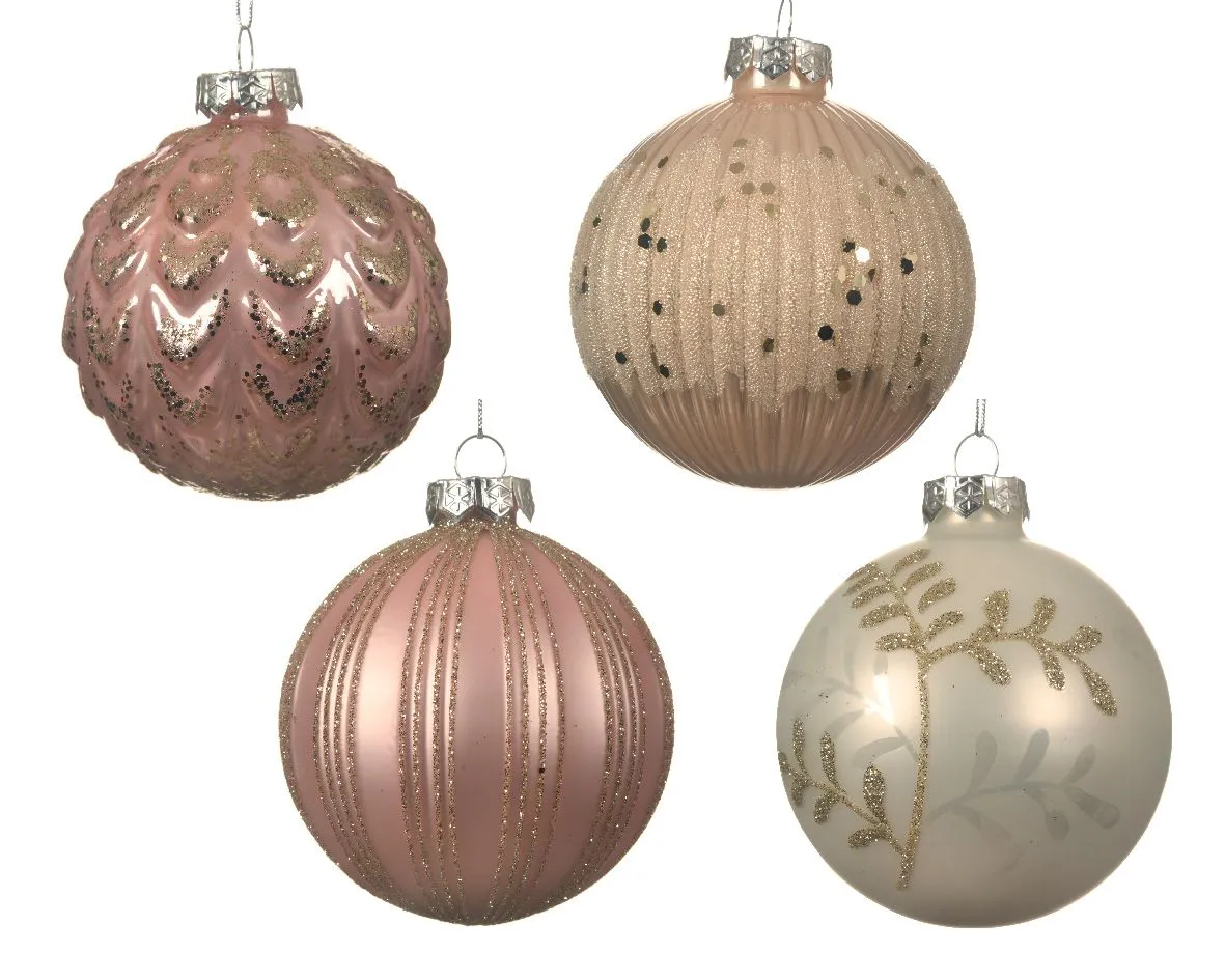 DECORIS Novogodišnje kugle 1/4 06258201
