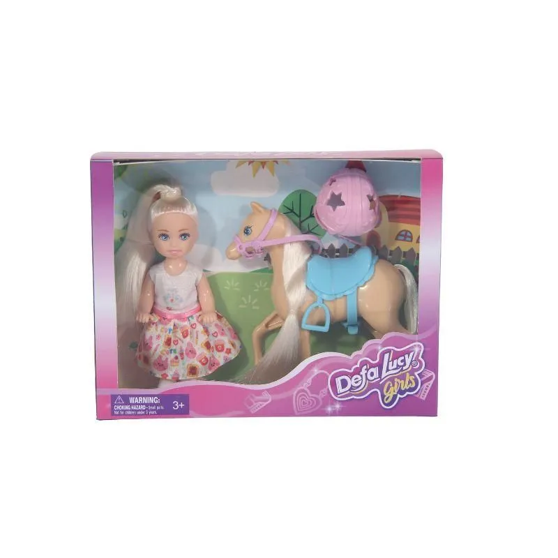 DEFA LUCY Lutka sa konjem 8809