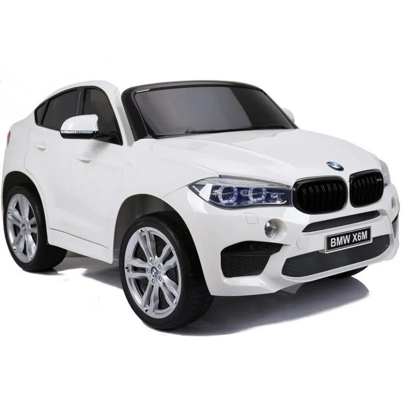 Dečiji auto na akumulator BMW X6M DVOSED BELI 120W